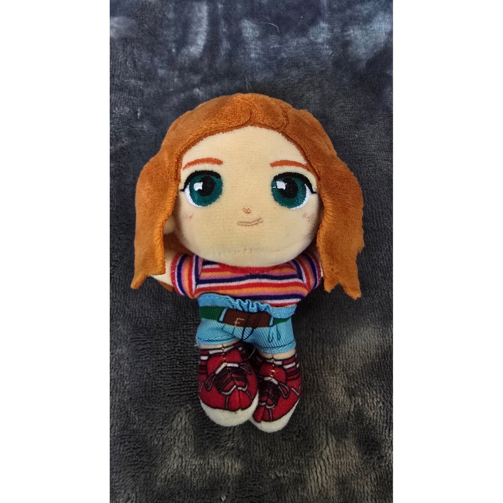Stranger Things Max Mayfield Plush Figure Red Hair Striped Shirt 5 Inch